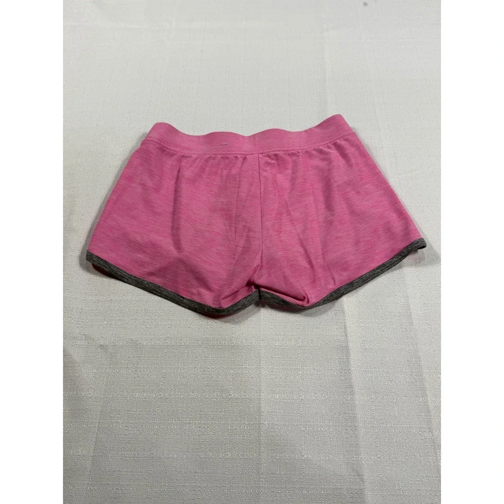 Justice Active‎ Girls Pink Gray Athletic Running Shorts Size 6/7